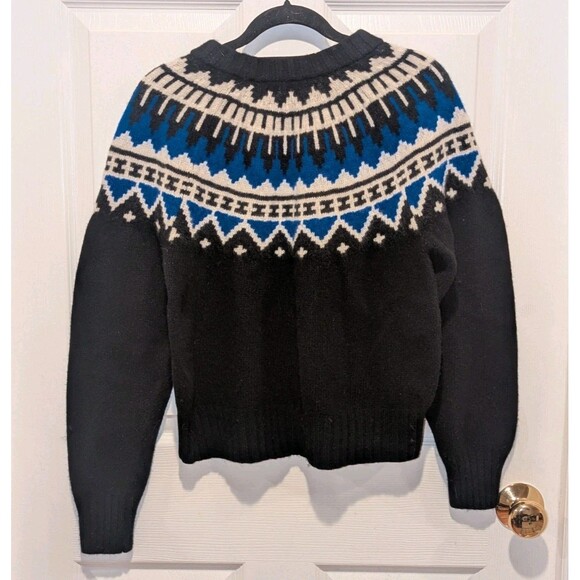 Polo Ralph Lauren Fair Isle Lambswool/Cashmere Blend Sweater Top Size Medium - Picture 4 of 11